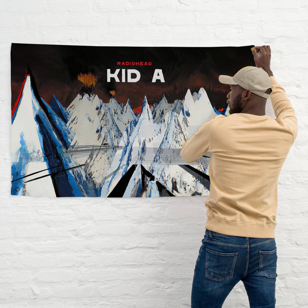 Commercial Printing Companies Usa - Klassisches R-Radiohead Rap-Band-Flaggenbanner mit fortschrittlichem Druck