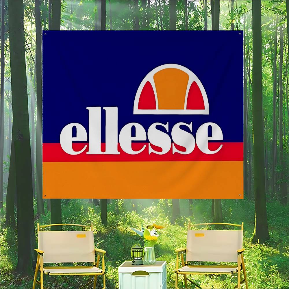 Commercial Printing Companies Usa - E-Ellesse Logo Hochwertige Drucktechnik Kommerzielle Werbeflagge