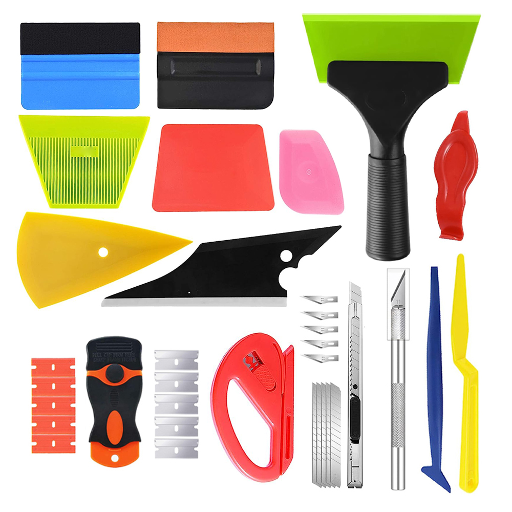 Screen Printing Squeegee - 40Pcs Auto Fenster Tönung Kit Vinyl