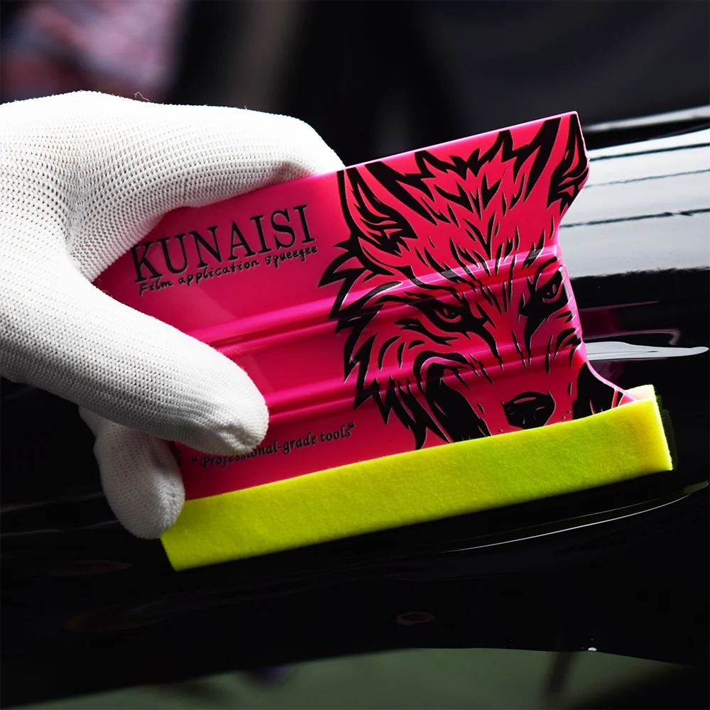 Screen Printing Squeegee - ALIWRAP China-Chic Magnetischer Fensterfolien-Filzschaber Auto-Vinyl-Applikator Folieninstallationswerkzeug
