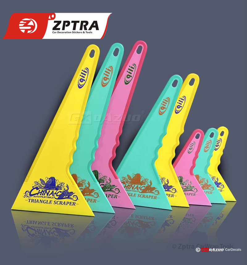 Screen Printing Squeegee - 3-teiliges Set Fensterfolien-Installationswerkzeuge, Dreieckiger Ecken-Abzieher, Hochwertiger
