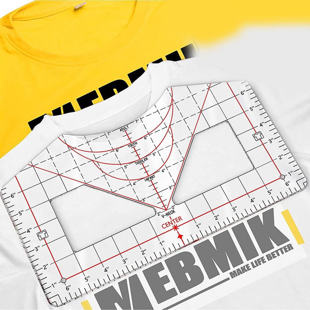 Commercial Printing Press - T-Shirt Lineal Guide für Vinyl Ausrichtung