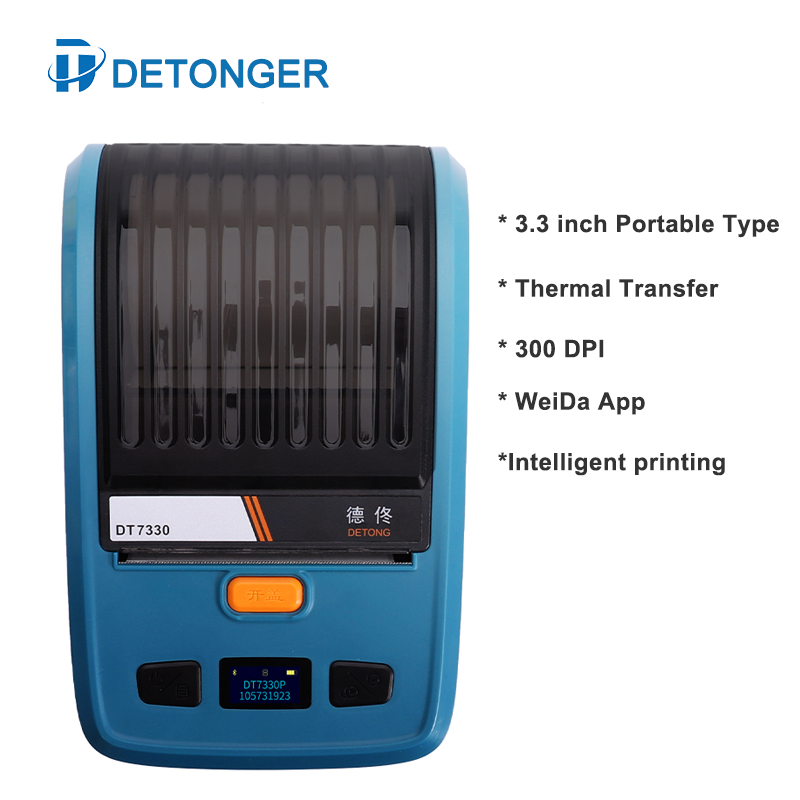 DETONGER 3,3 inch tragbare the – Commercial Ribbon Printing Machine Bewertung und Preis