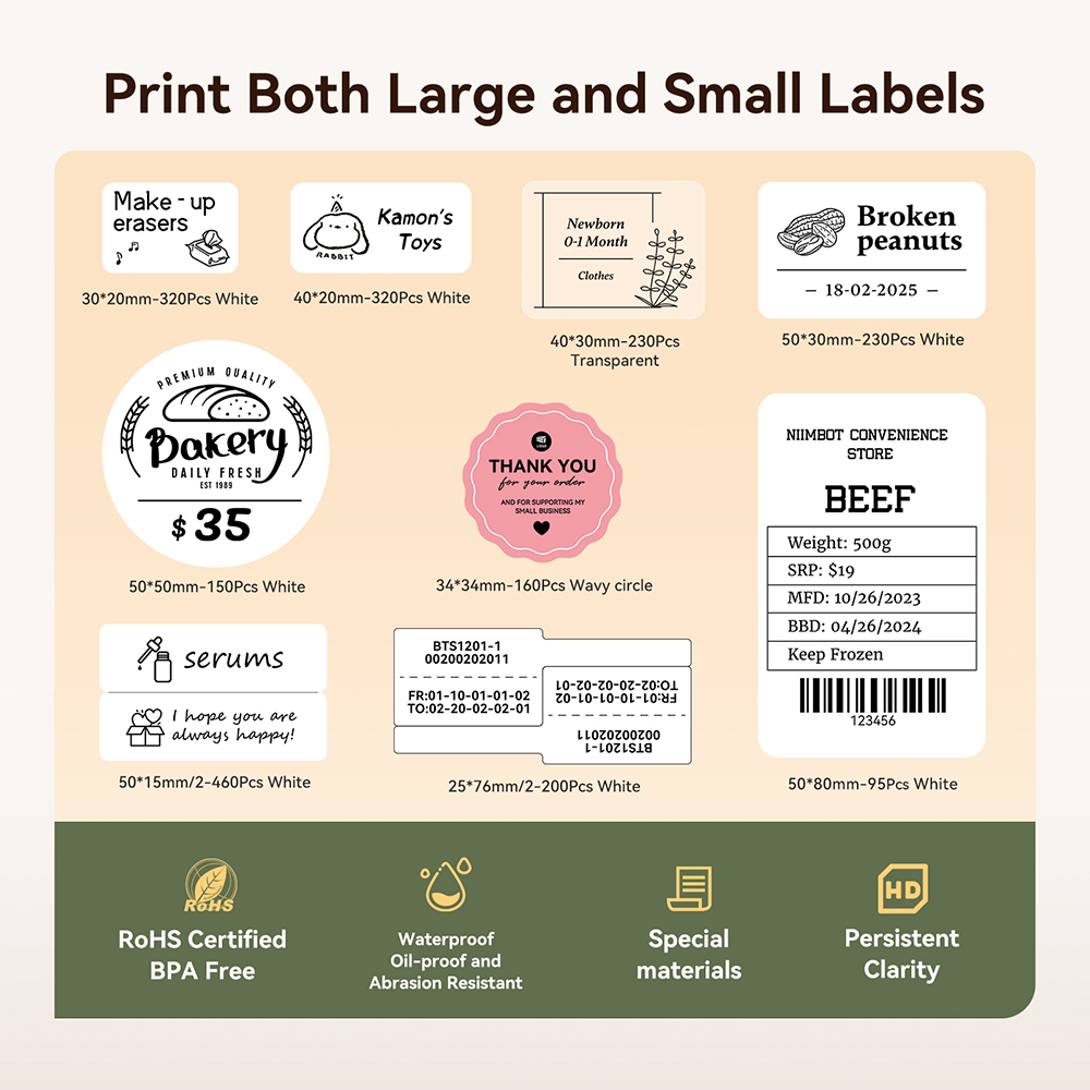 NIIMBOT B21/B1 Tragbarer Therm – Commercial Printing Press Bewertung und Preis
