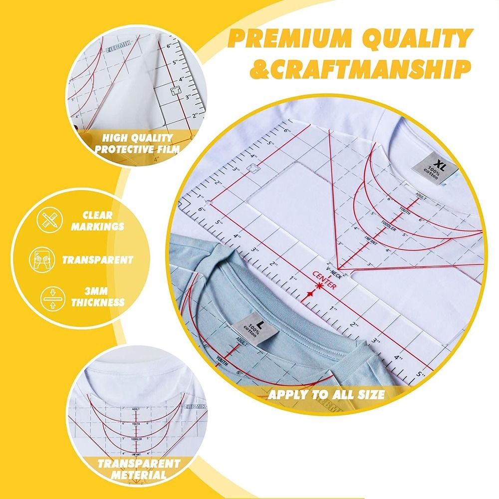 T-Shirt Lineal Guide für Vinyl – Commercial Printing Press Bewertung und Preis